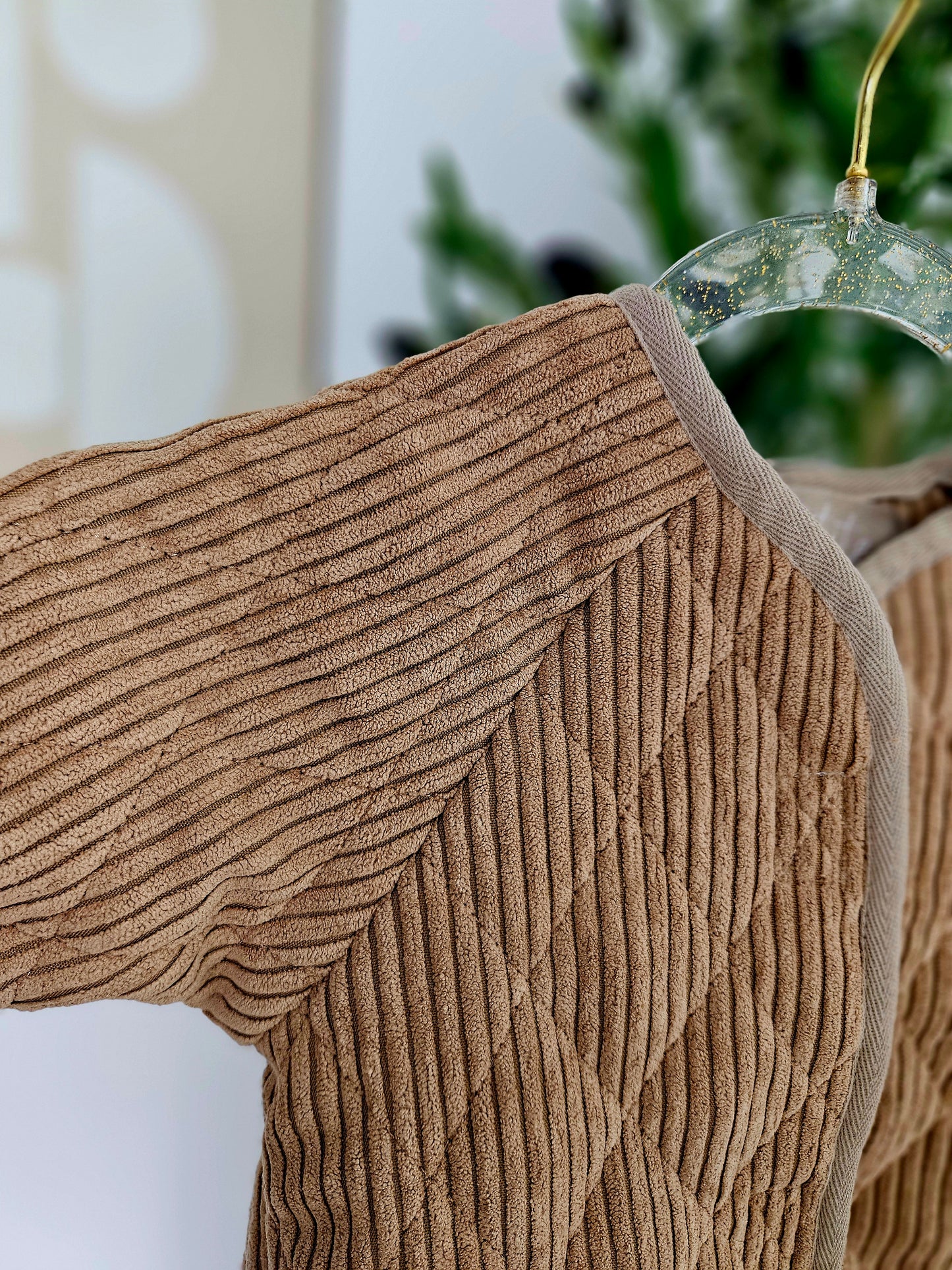 Stylische Cordjacke im Oversized-Look