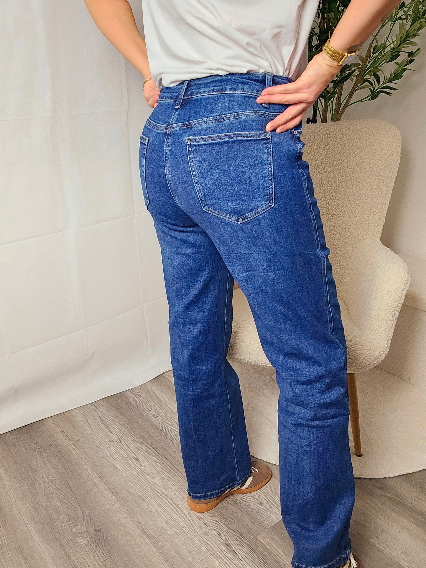 Klassische Straight-Leg Jeans