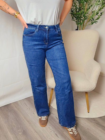 Klassische Straight-Leg Jeans