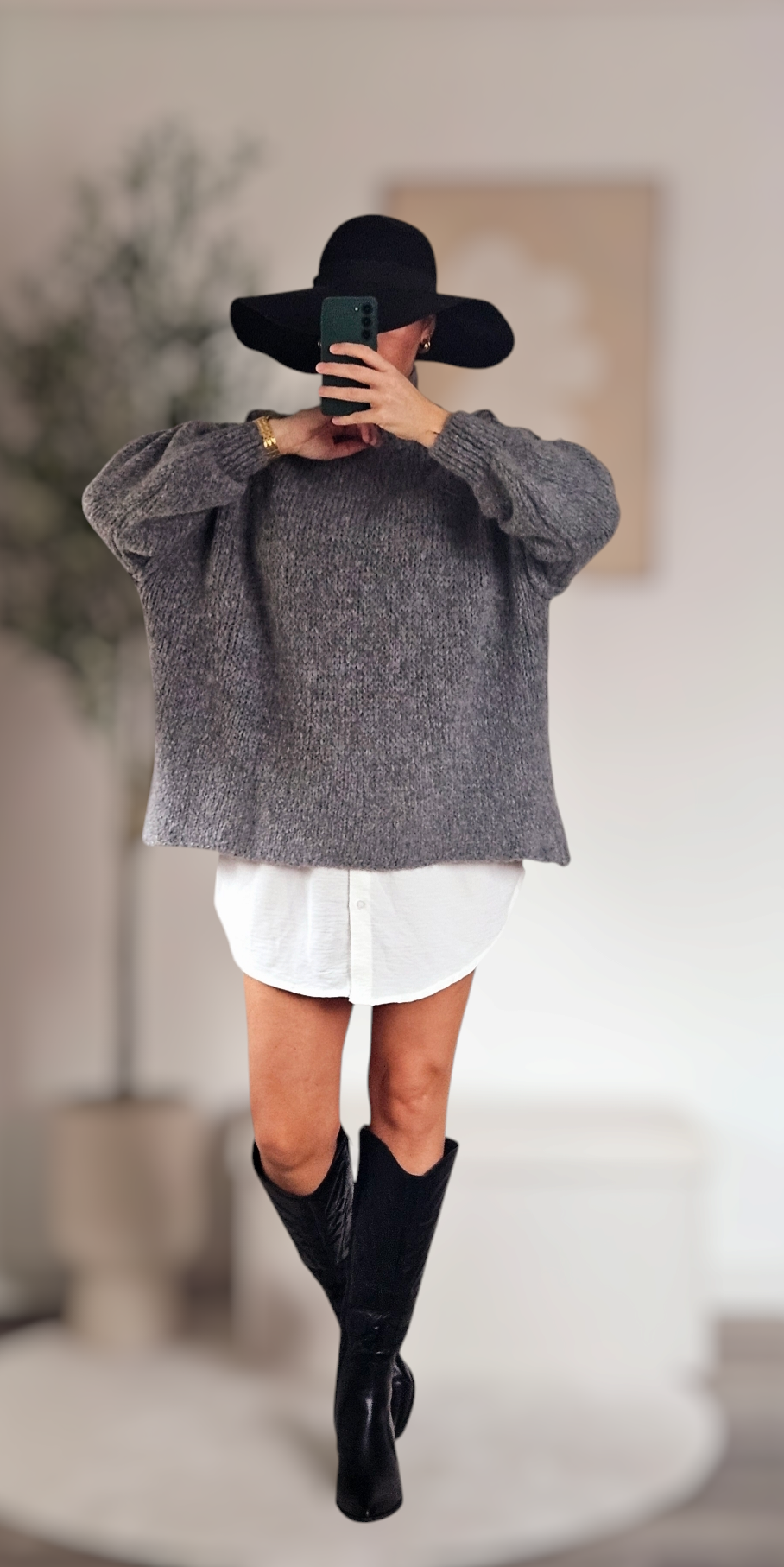 Damen Wollpullover in Übergröße