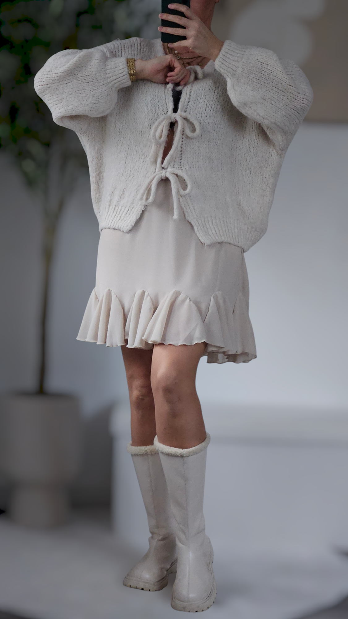 Eleganter Volantrock