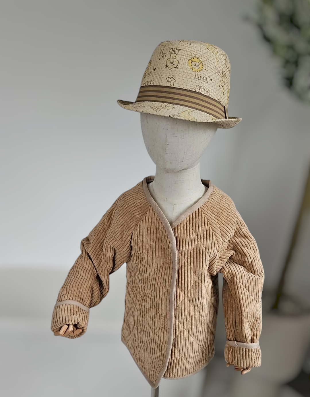 Stylische Cordjacke im Oversized-Look