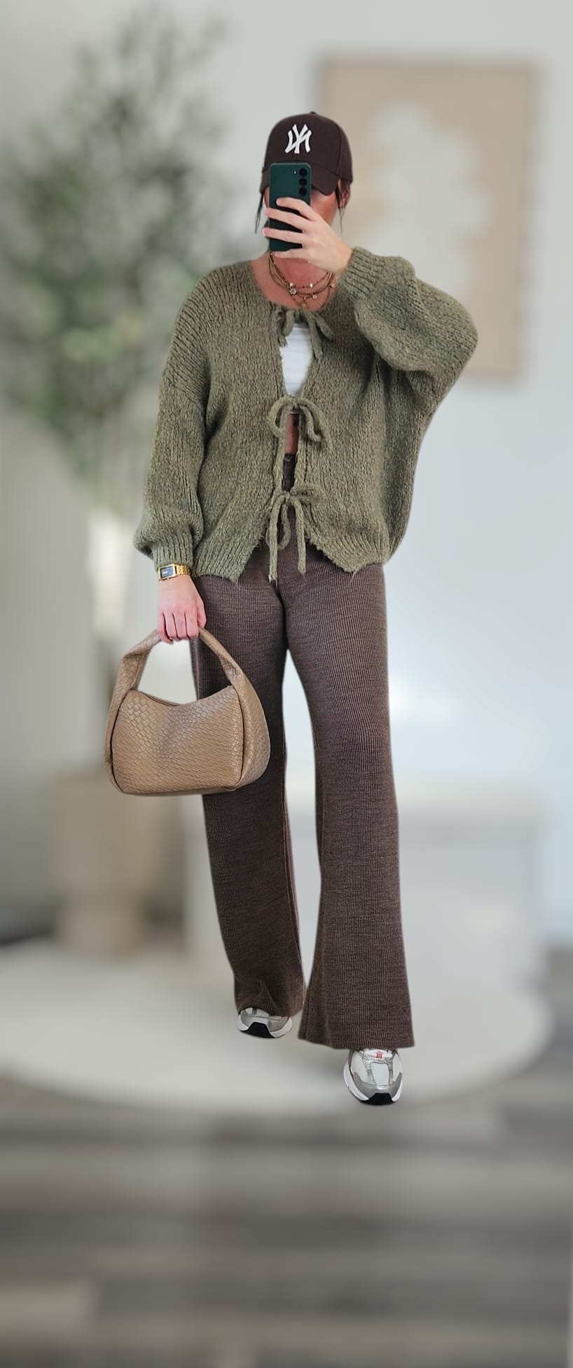 Cardigan mit Schleifen