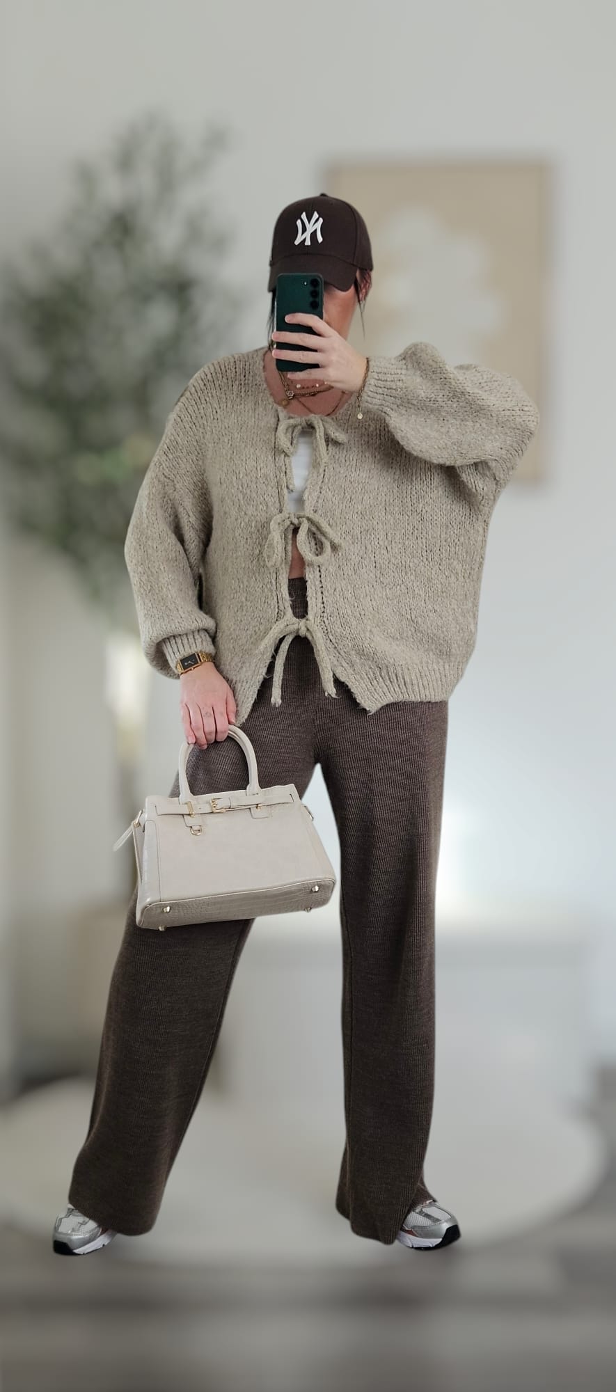 Cardigan mit Schleifen