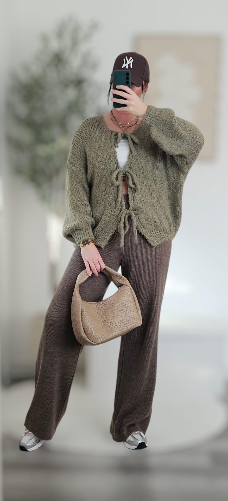 Cardigan mit Schleifen