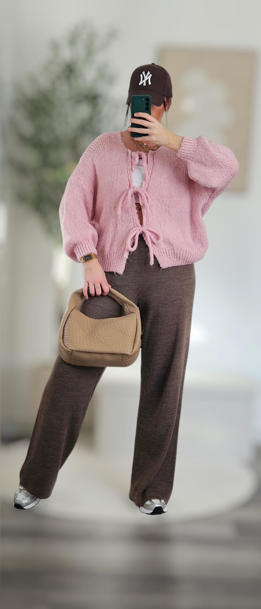 Cardigan mit Schleifen