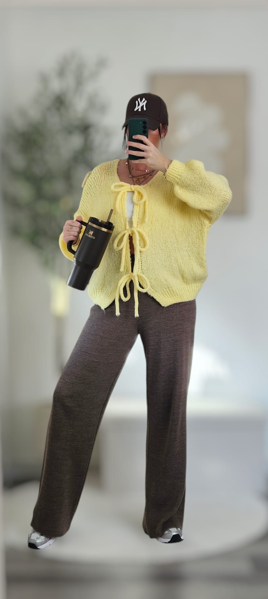 Cardigan mit Schleifen