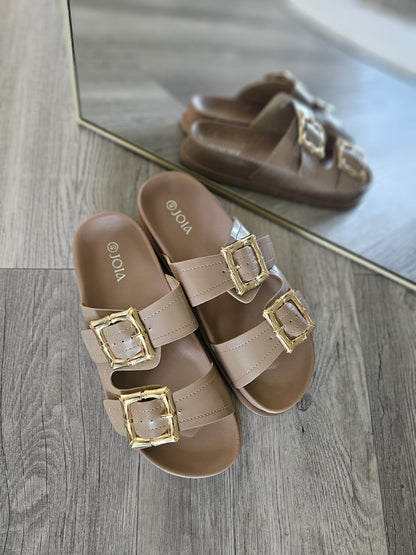 Elegante Sandalen mit Doppelschnalle